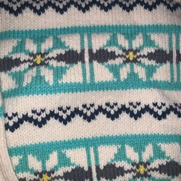 AEO oversized fairisle mock neck sweater - Picture 4 of 5